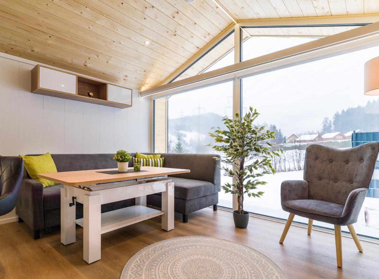 Chalet Stuhleckblick-Ferienhaus Direkt An Der Piste Und Mit Eigener Sauna Spital am Semmering Exterior foto