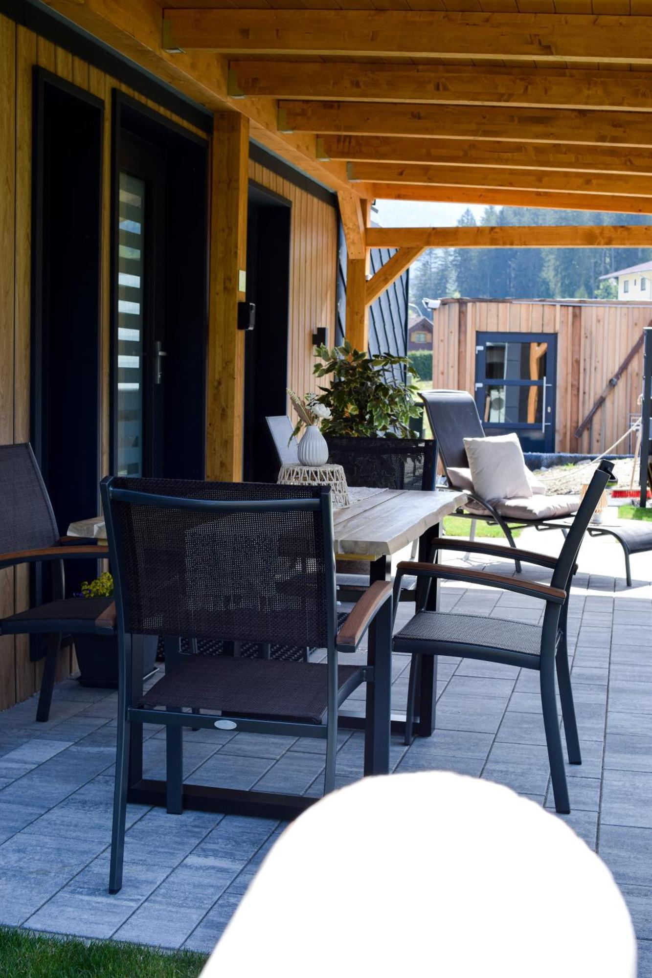 Chalet Stuhleckblick-Ferienhaus Direkt An Der Piste Und Mit Eigener Sauna Spital am Semmering Exterior foto
